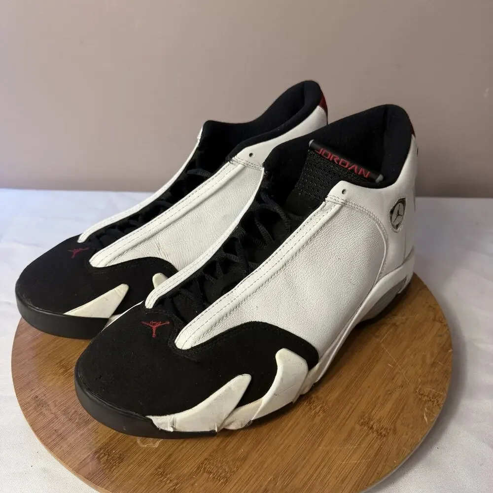Size 12 - Air Jordan 14 Retro 2014 Black Toe 487471-102